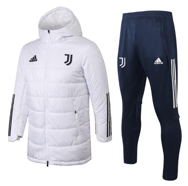 Juventus White Cotton Coat Suits with Pants 2020/21